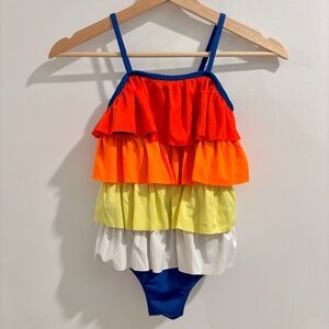 Tucker + Tate Girls 7 One-Piece Multicolor Swimsuit